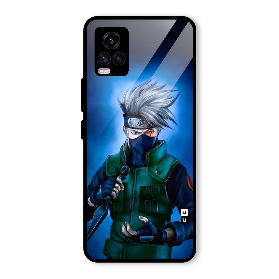 Kakashi Hatake Glass Back Case for Vivo V20 2021