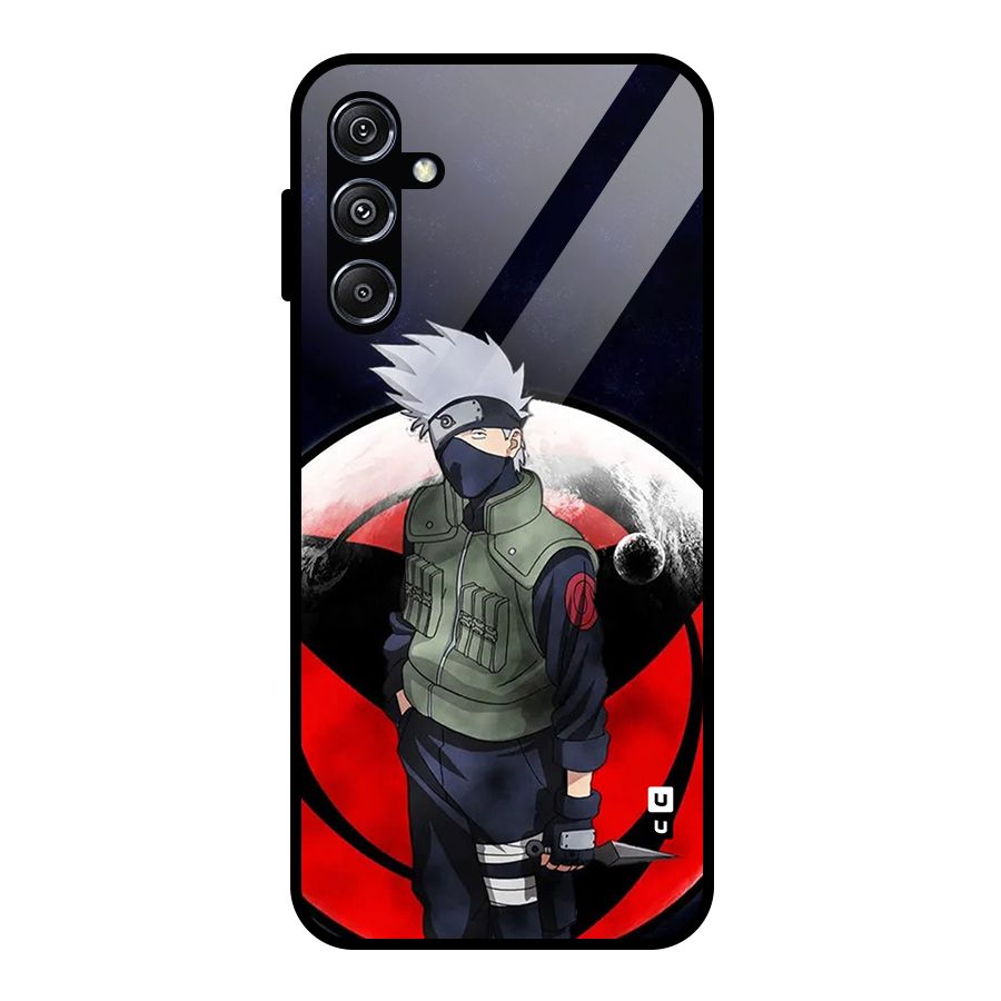 Kakashi Hatake Knife Glass Back Case for Galaxy M34 5G