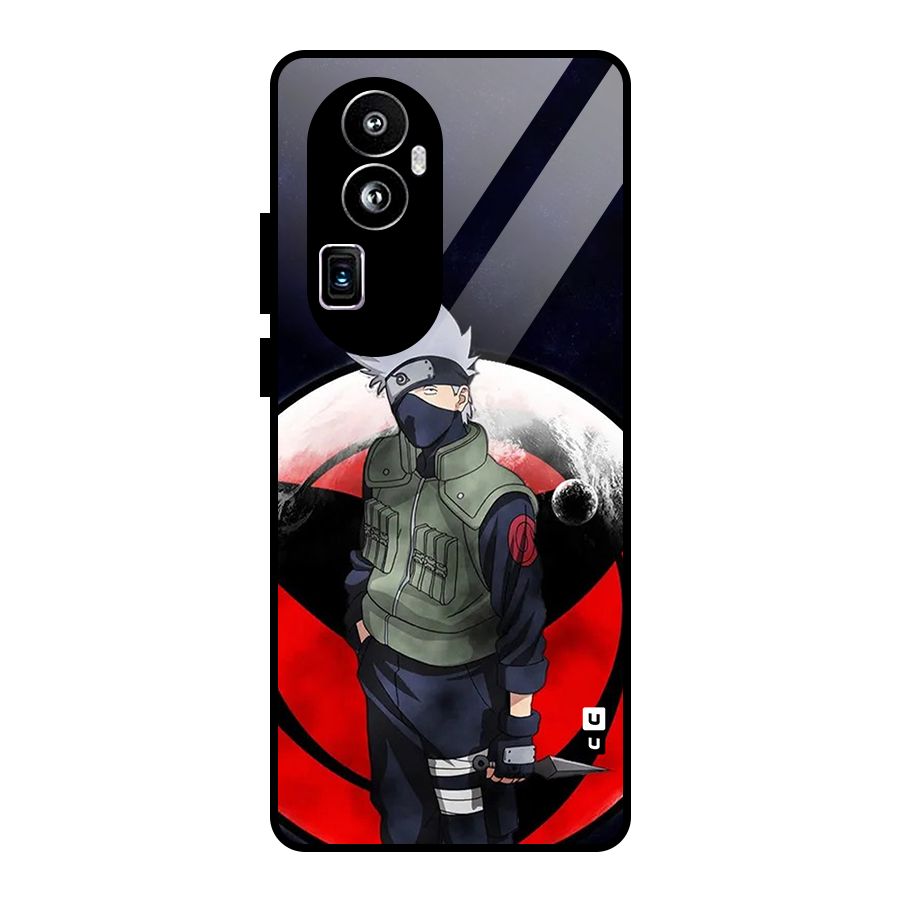 Kakashi Hatake Knife Glass Back Case for Oppo Reno10 Pro Plus