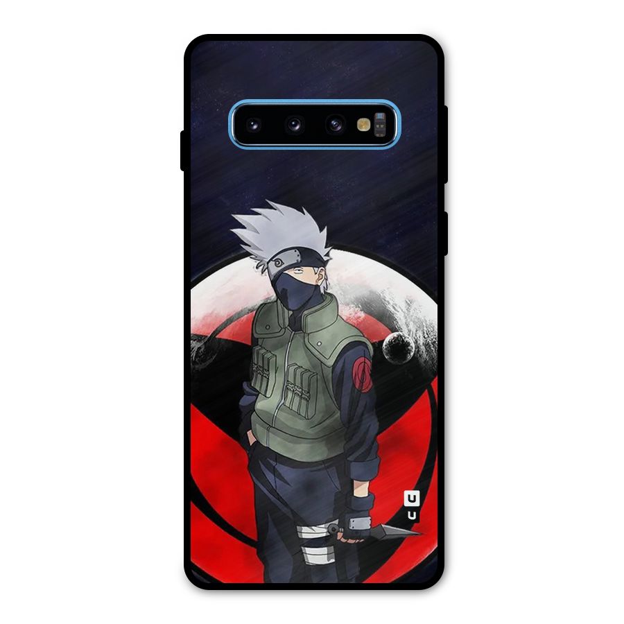 Kakashi Hatake Knife Metal Back Case for Galaxy S10