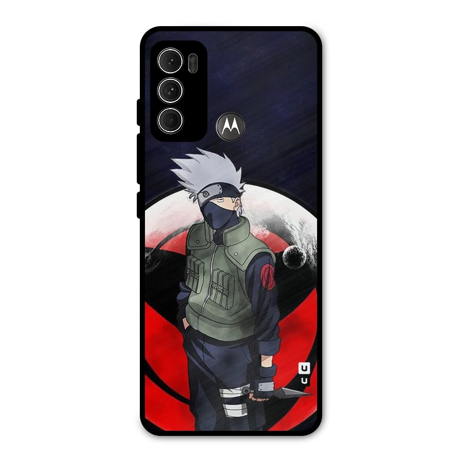 Kakashi Hatake Knife Metal Back Case for Moto G60