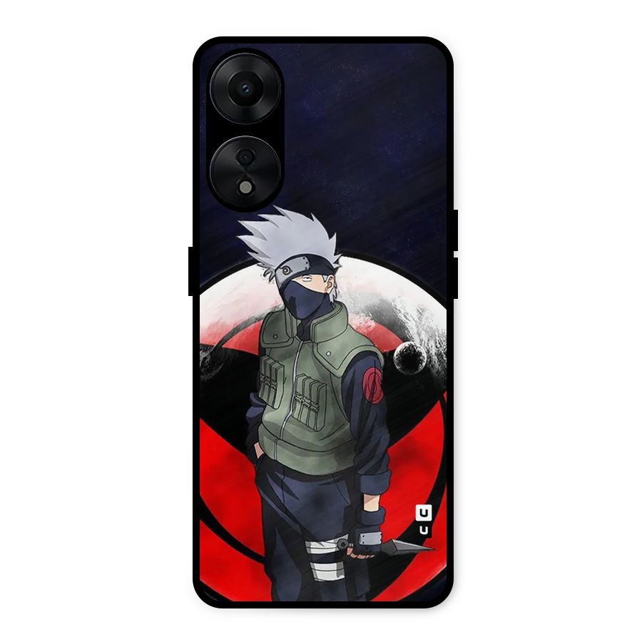Kakashi Hatake Knife Metal Back Case for Oppo A78 5G