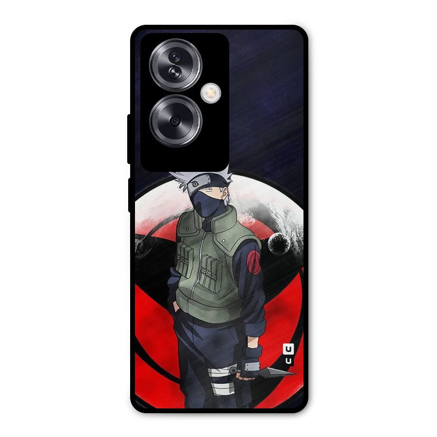 Kakashi Hatake Knife Metal Back Case for Oppo A79 5G