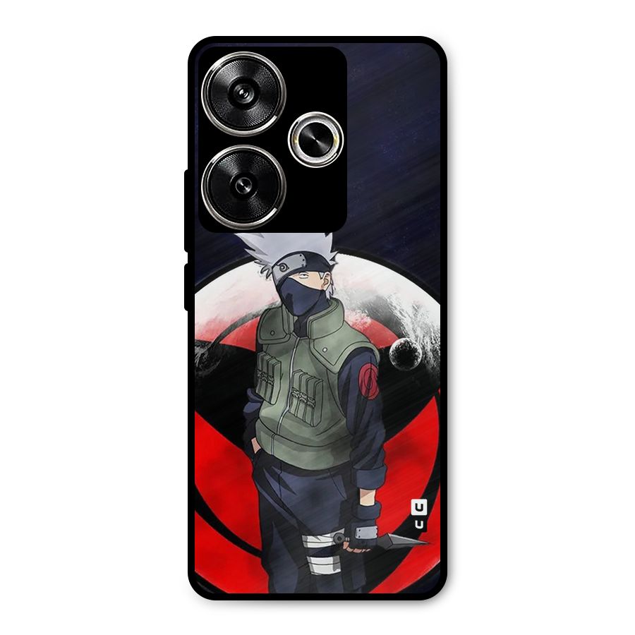Kakashi Hatake Knife Metal Back Case for Poco F6