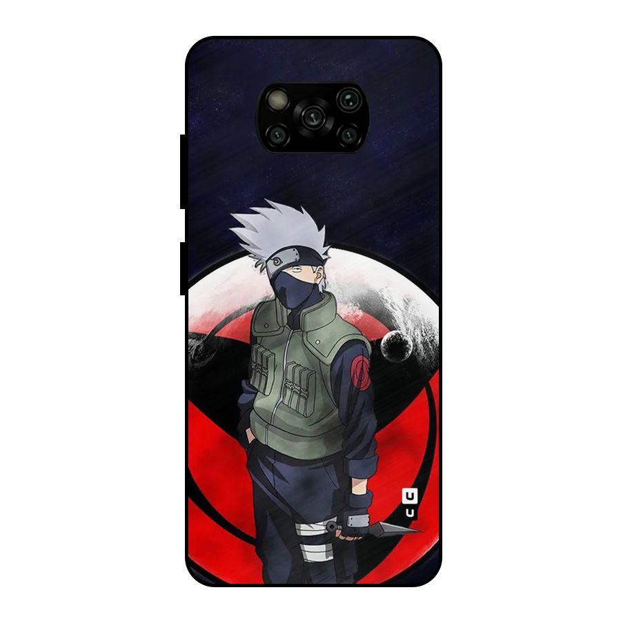 Kakashi Hatake Knife Metal Back Case for Poco X3