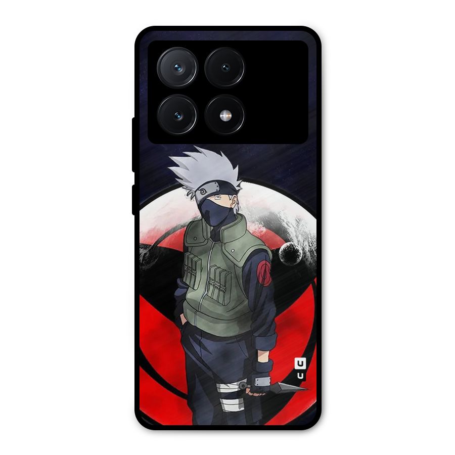 Kakashi Hatake Knife Metal Back Case for Poco X6 Pro