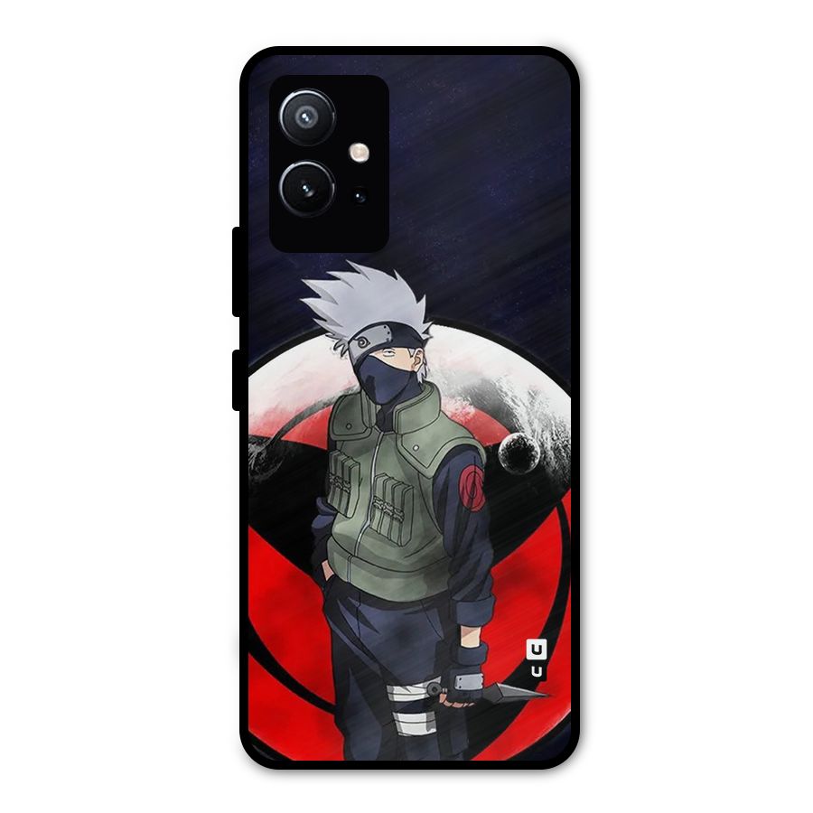 Kakashi Hatake Knife Metal Back Case for Vivo T1 5G