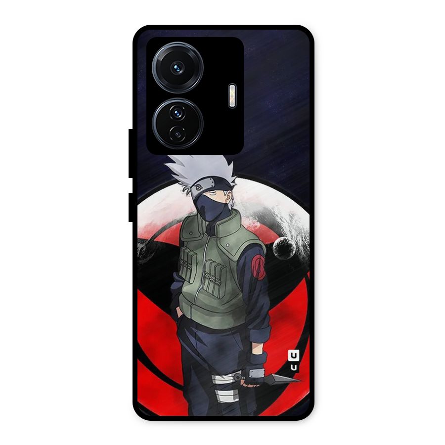 Kakashi Hatake Knife Metal Back Case for Vivo T1 Pro