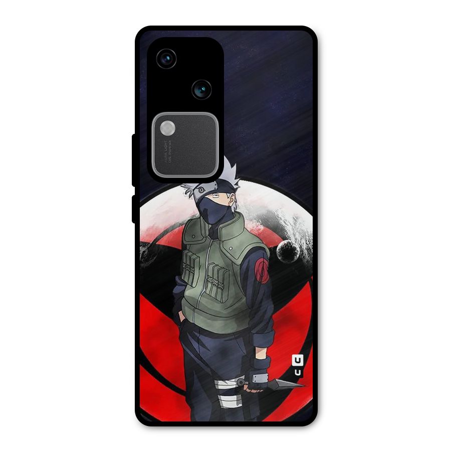 Kakashi Hatake Knife Metal Back Case for Vivo V30 Pro