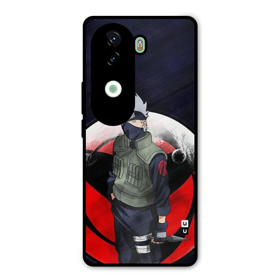 Kakashi Hatake Knife Metal Back Case for Vivo V40e