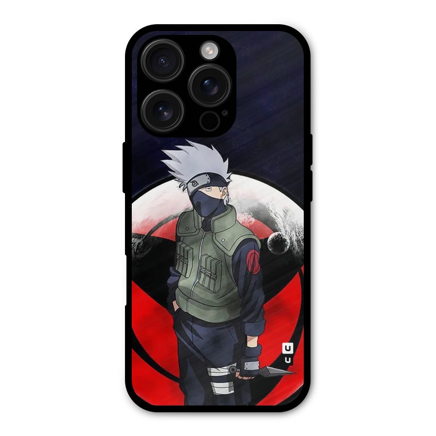 Kakashi Hatake Knife Metal Back Case for iPhone 16 Pro