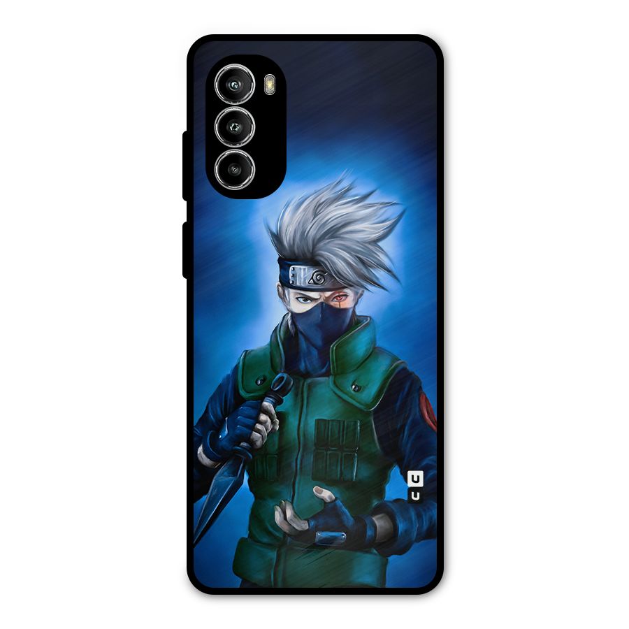 Kakashi Hatake Metal Back Case for Moto G52