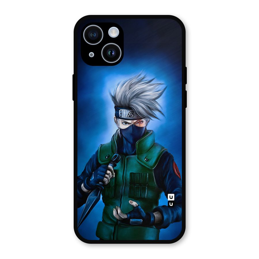 Kakashi Hatake Metal Back Case for iPhone 14