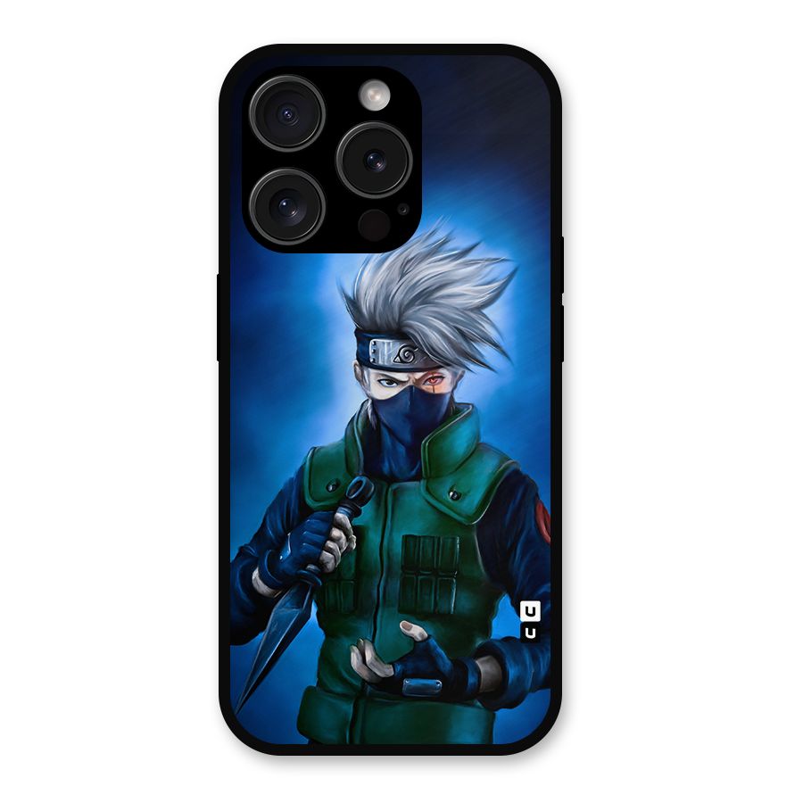 Kakashi Hatake Metal Back Case for iPhone 15 Pro