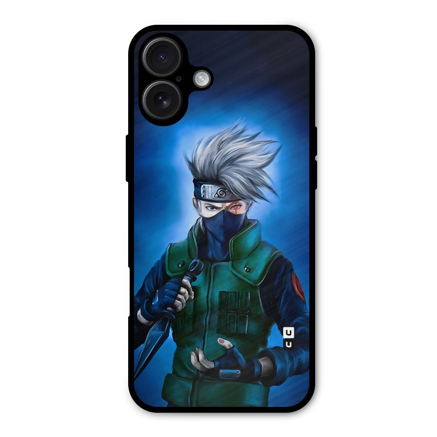 Kakashi Hatake Metal Back Case for iPhone 16 Plus