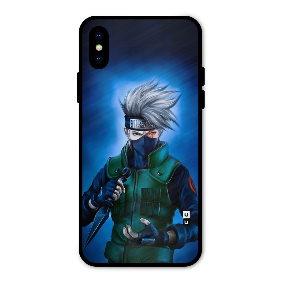 Kakashi Hatake Metal Back Case for iPhone XS