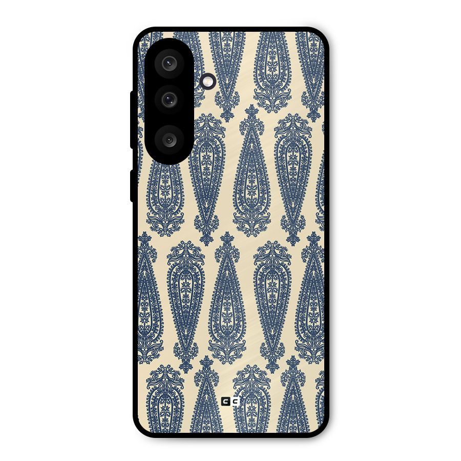 Kalamkari Design Metal Back Case for Galaxy M56