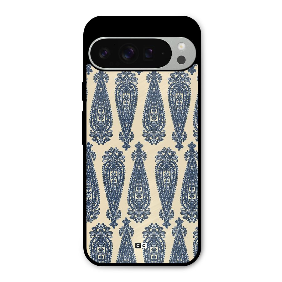 Kalamkari Design Metal Back Case for Google Pixel 9 Pro XL
