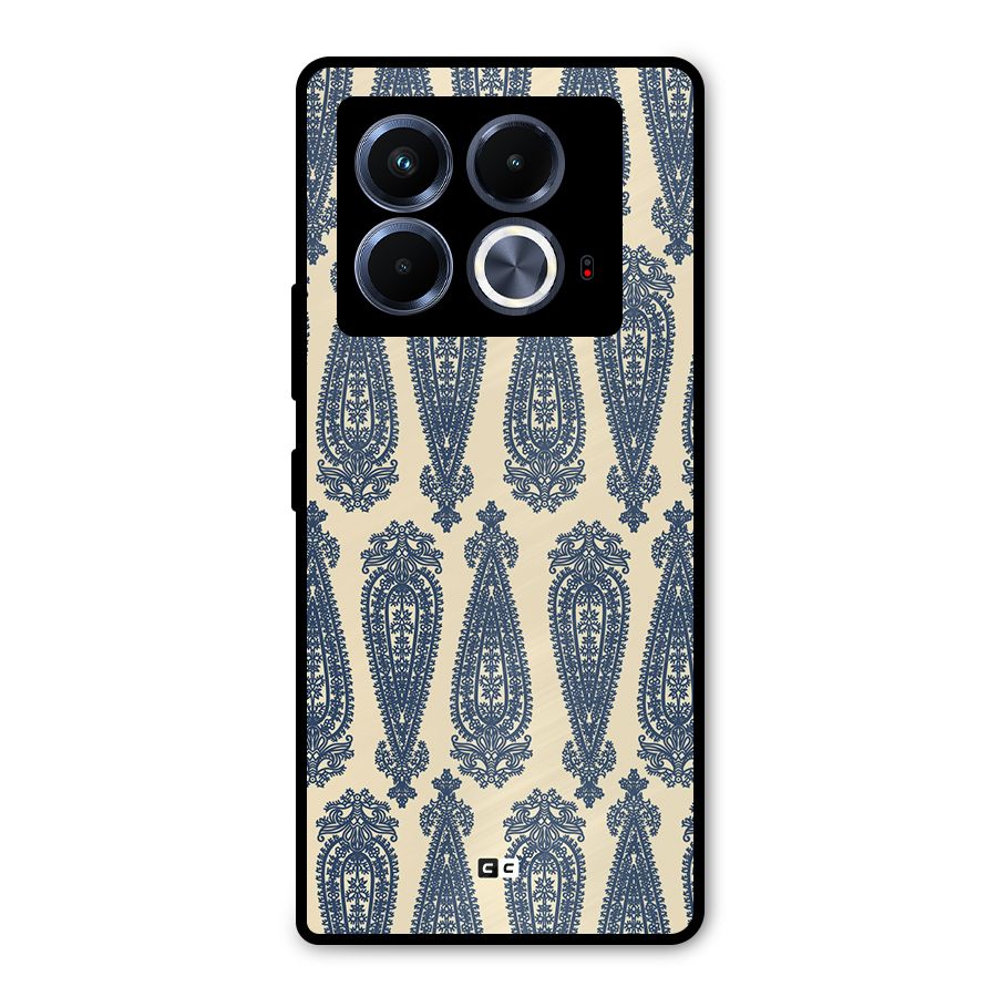 Kalamkari Design Metal Back Case for Infinix Note 40 5G