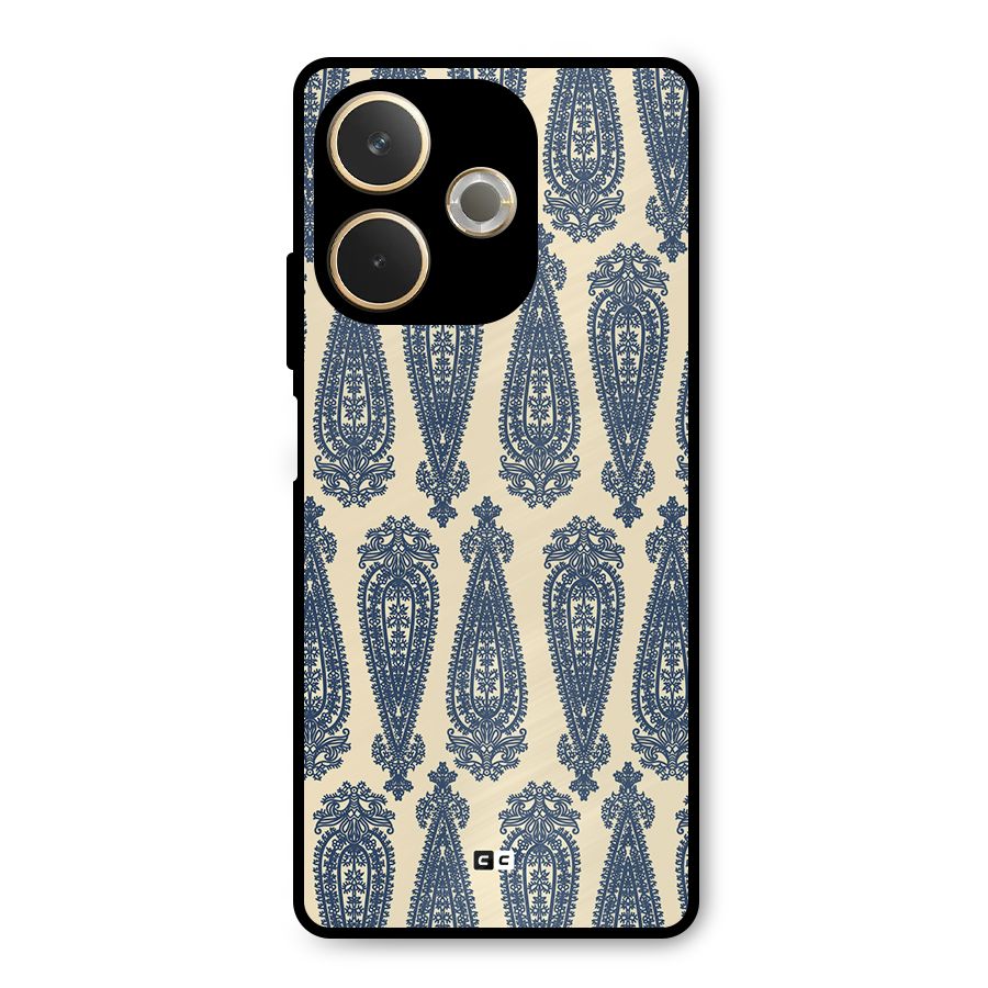 Kalamkari Design Metal Back Case for Oppo A5 Pro