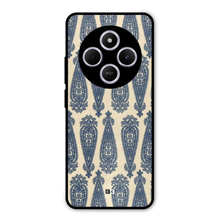 Kalamkari Design Metal Back Case for Poco M7