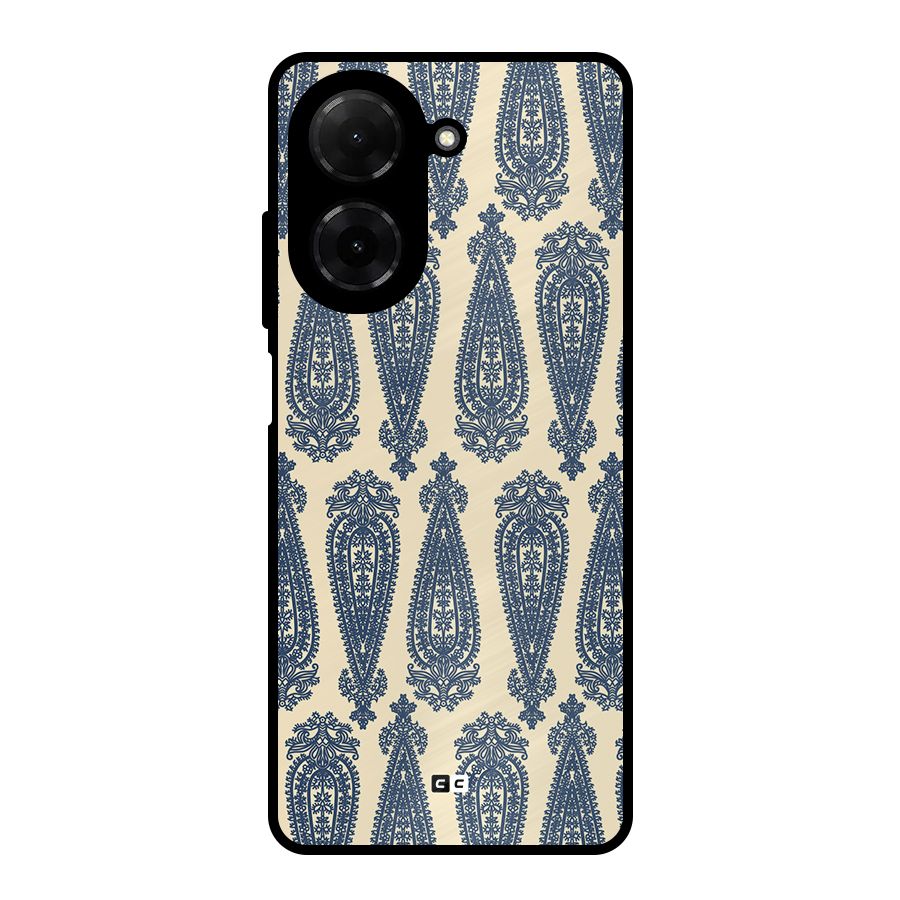 Kalamkari Design Metal Back Case for Redmi A5 4G