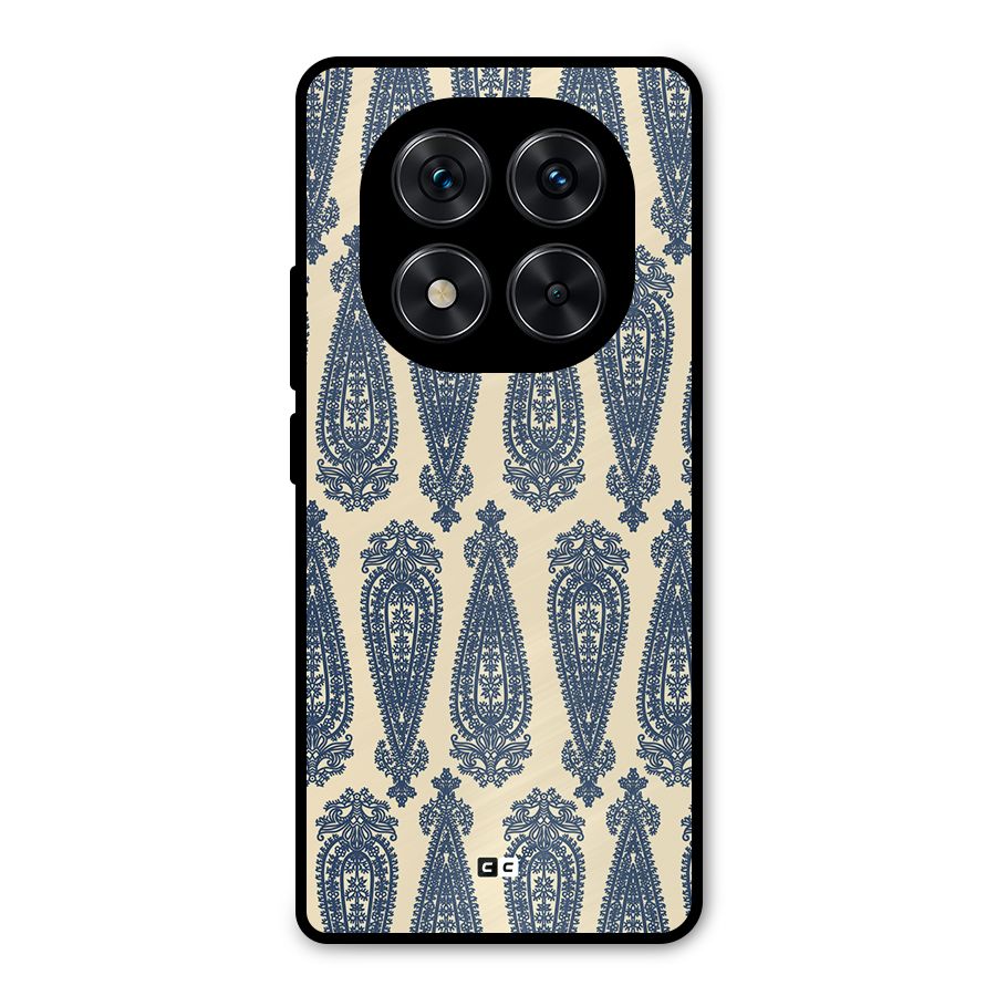 Kalamkari Design Metal Back Case for Redmi Note 14 Pro 5G