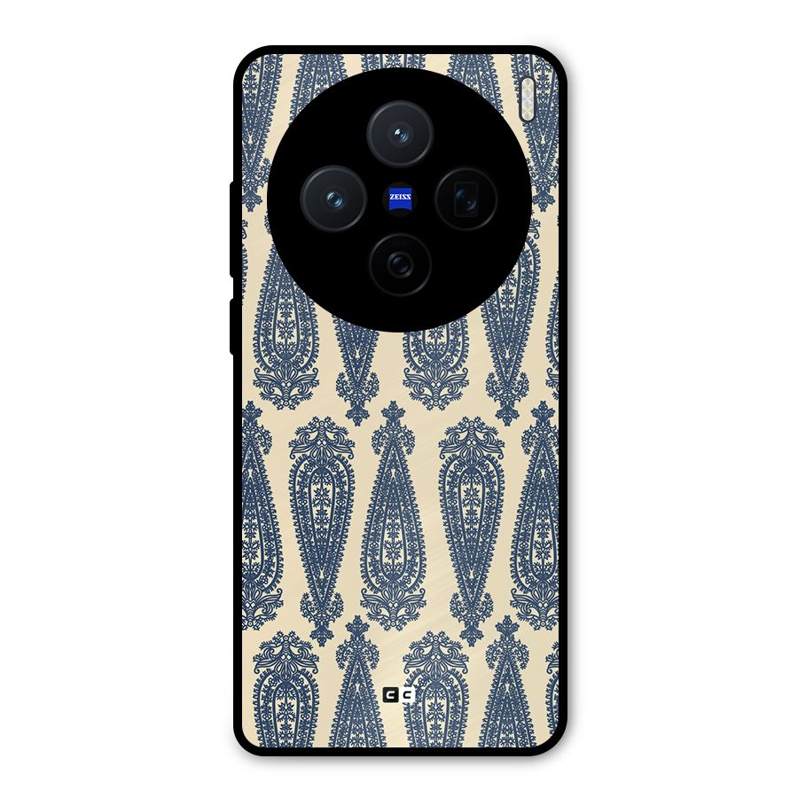 Kalamkari Design Metal Back Case for Vivo X200