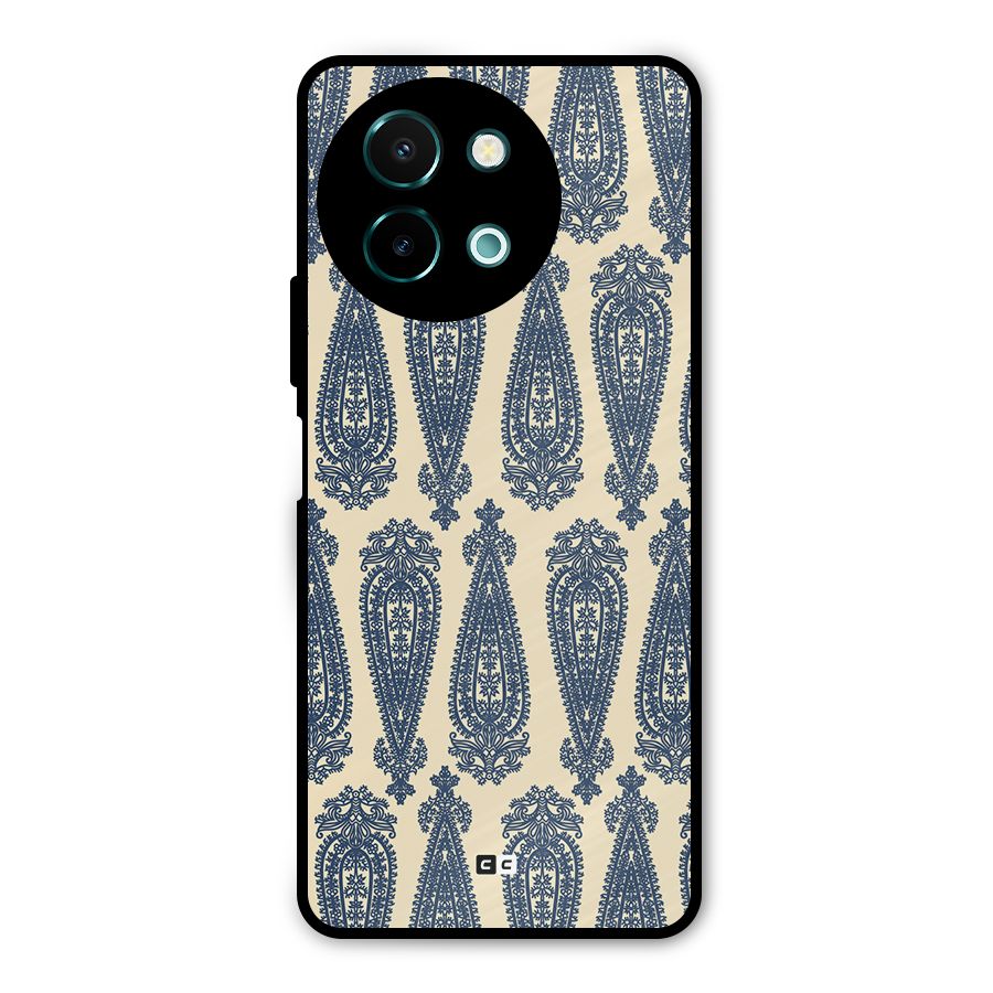 Kalamkari Design Metal Back Case for Vivo Y58