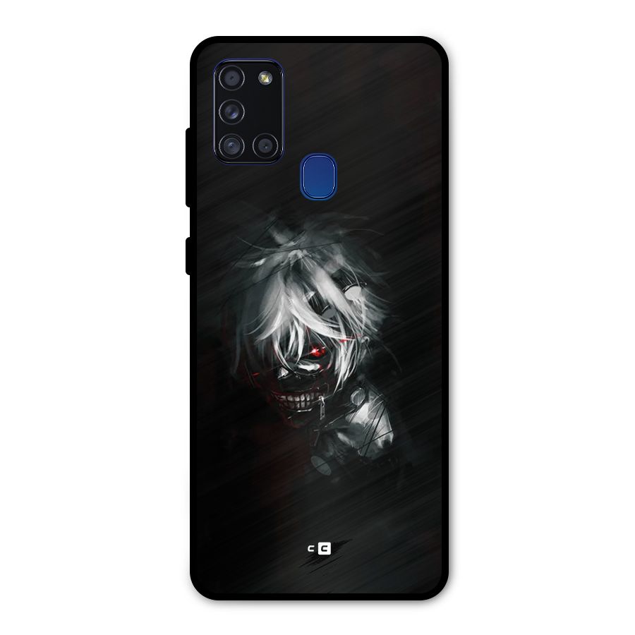 Kaneki Ken Dark Side Metal Back Case for Galaxy A21s
