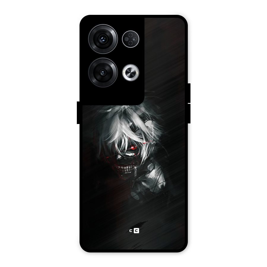 Kaneki Ken Dark Side Metal Back Case for Oppo Reno8 Pro 5G