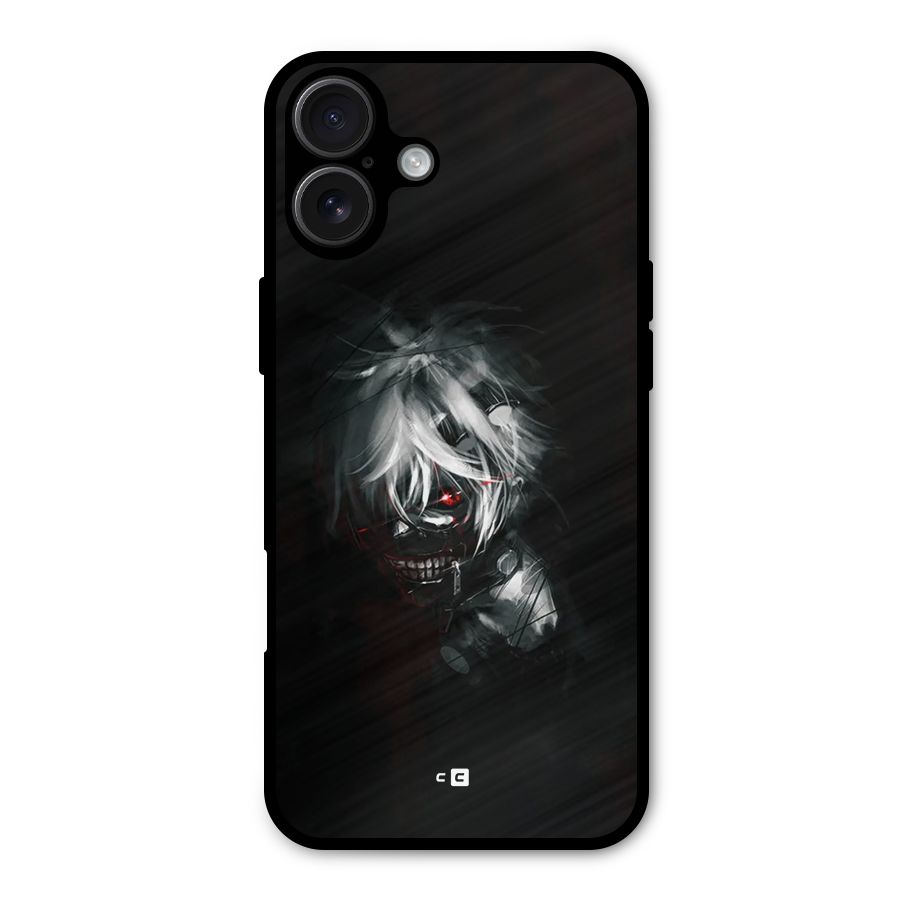 Kaneki Ken Dark Side Metal Back Case for iPhone 16 Plus