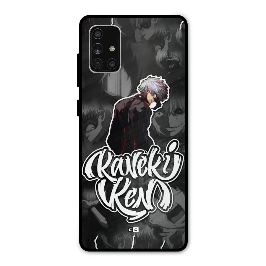 Kaneki Ken Manga Art Metal Back Case for Galaxy A71