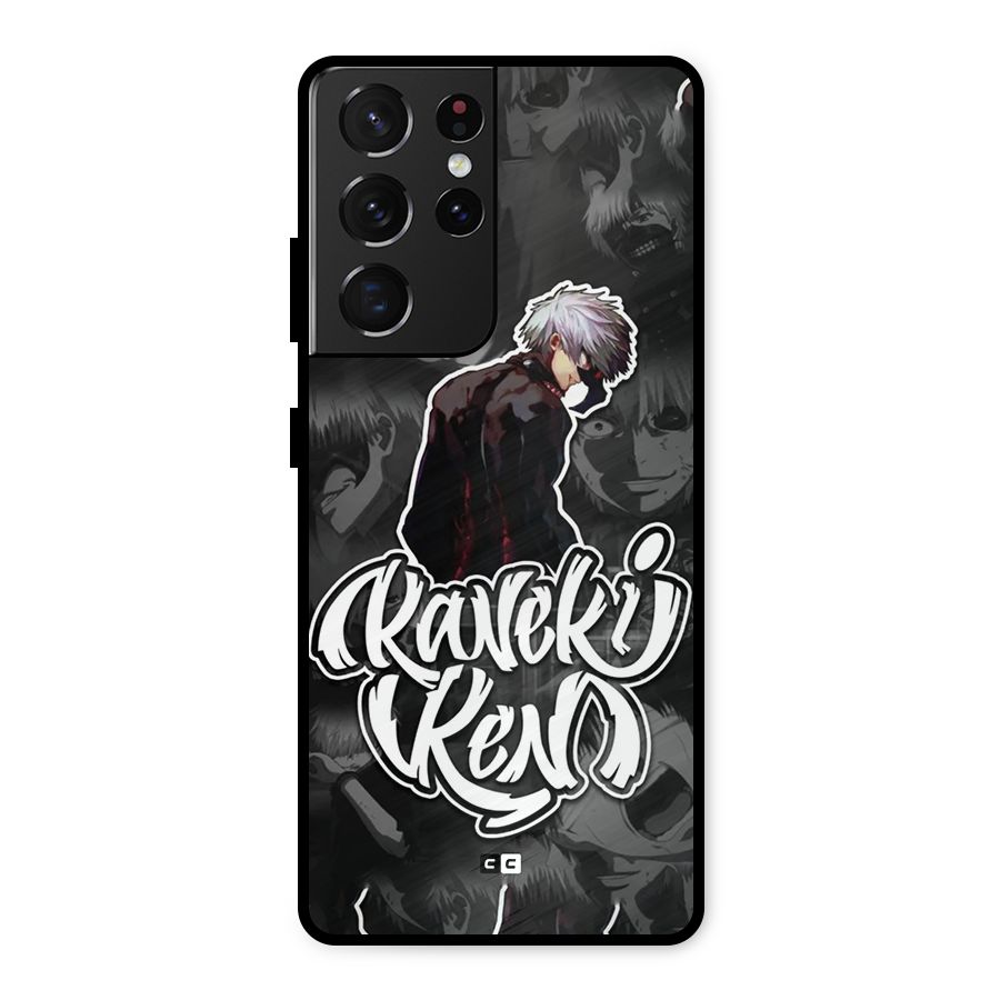 Kaneki Ken Manga Art Metal Back Case for Galaxy S21 Ultra 5G