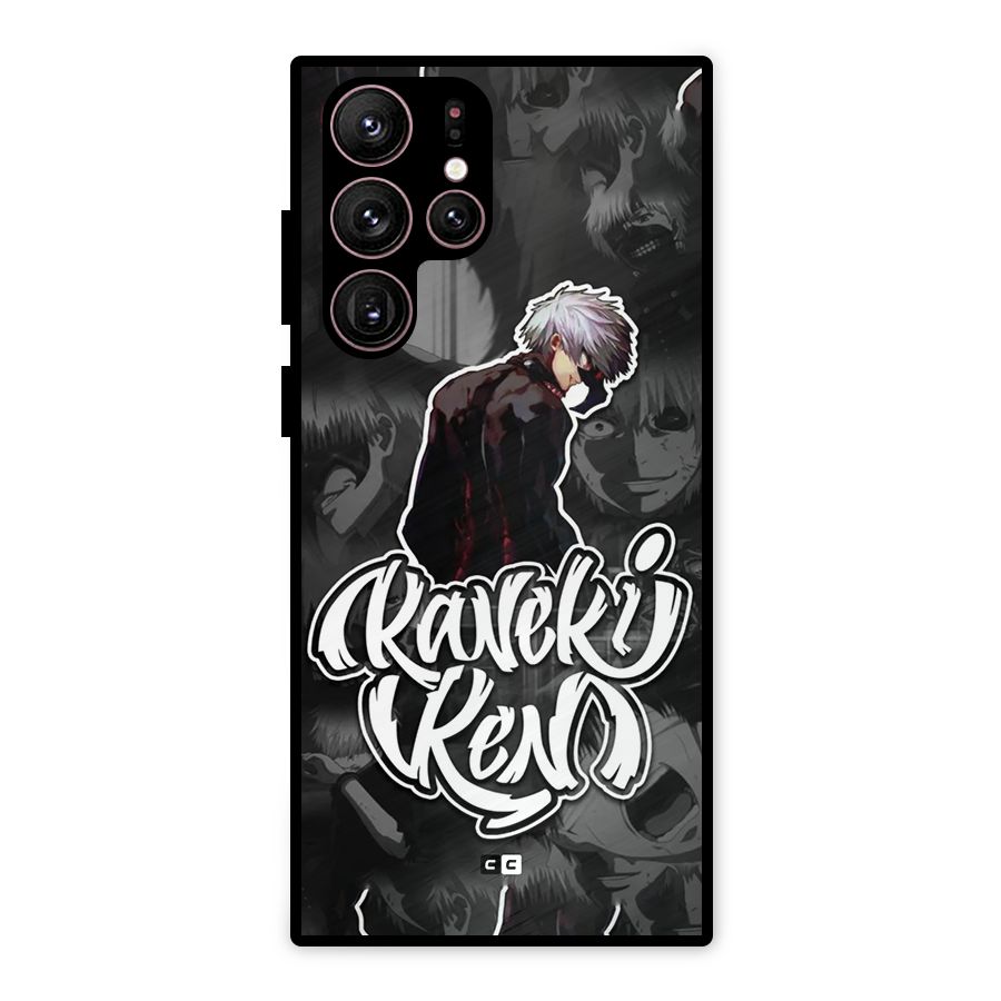 Kaneki Ken Manga Art Metal Back Case for Galaxy S22 Ultra 5G