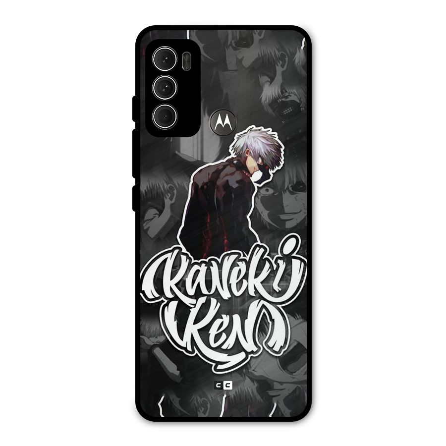 Kaneki Ken Manga Art Metal Back Case for Moto G60
