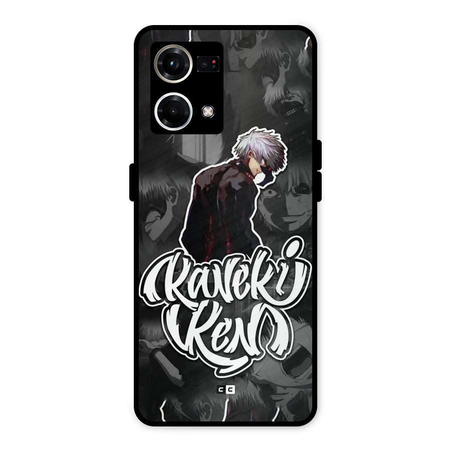 Kaneki Ken Manga Art Metal Back Case for Oppo F21 Pro 4G