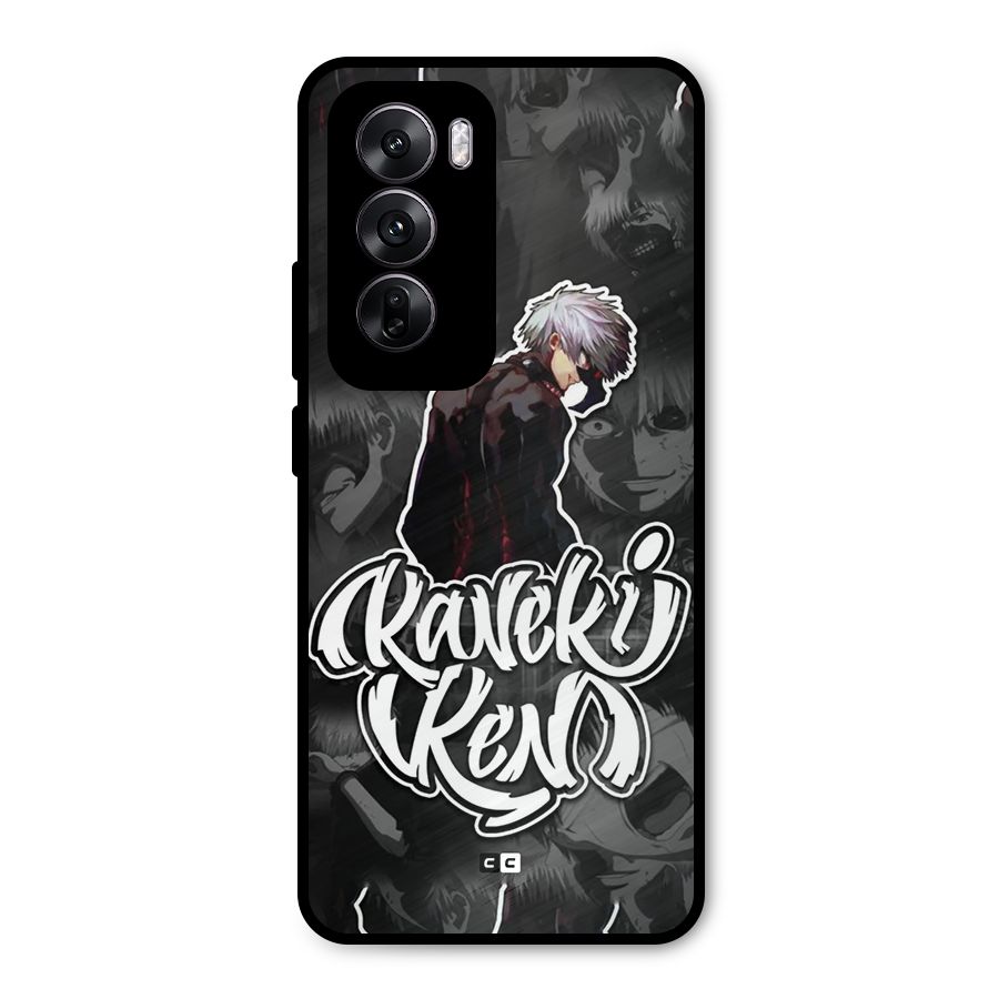 Kaneki Ken Manga Art Metal Back Case for Oppo Reno12