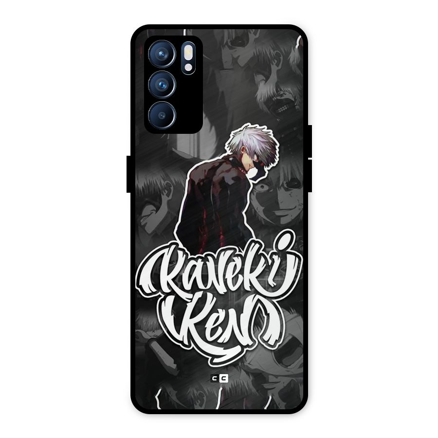 Kaneki Ken Manga Art Metal Back Case for Oppo Reno6 5G