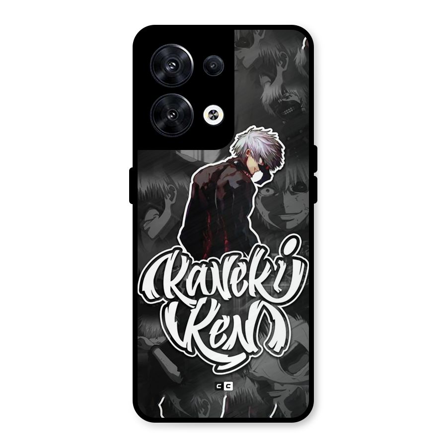 Kaneki Ken Manga Art Metal Back Case for Oppo Reno8 5G