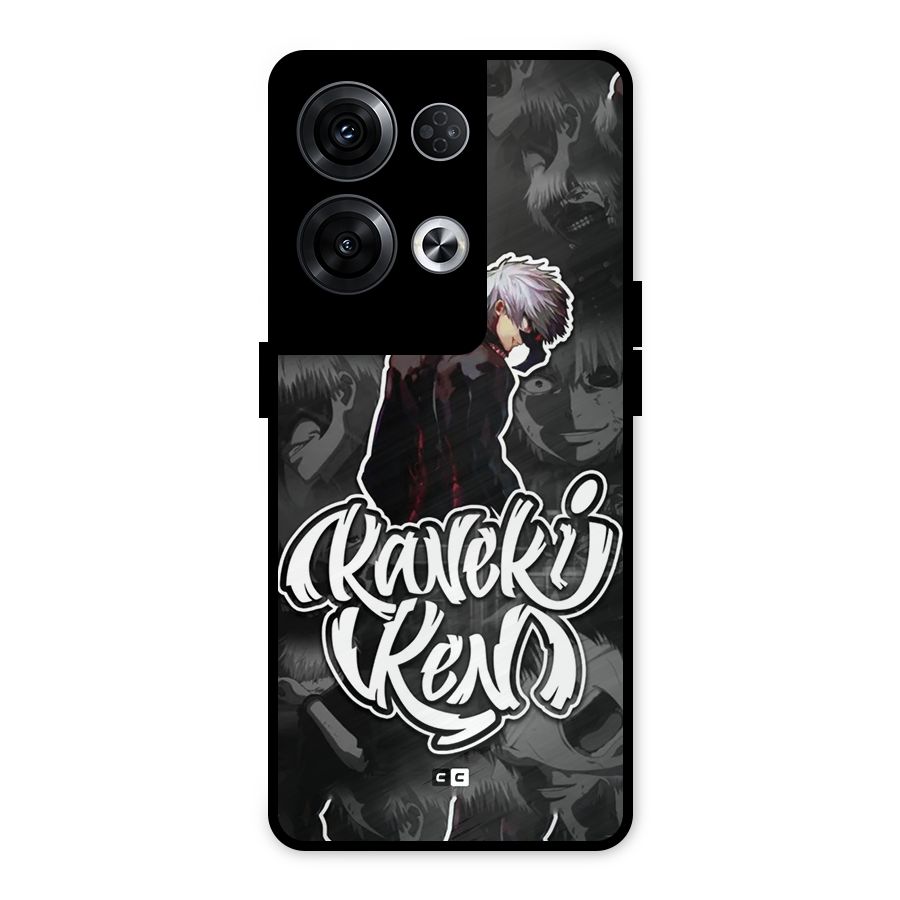 Kaneki Ken Manga Art Metal Back Case for Oppo Reno8 Pro 5G