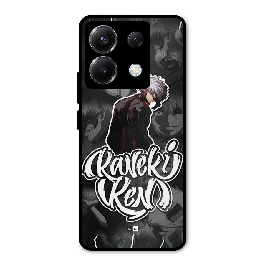 Kaneki Ken Manga Art Metal Back Case for Poco X6