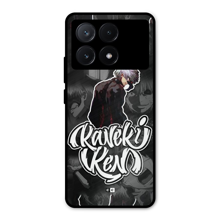 Kaneki Ken Manga Art Metal Back Case for Poco X6 Pro