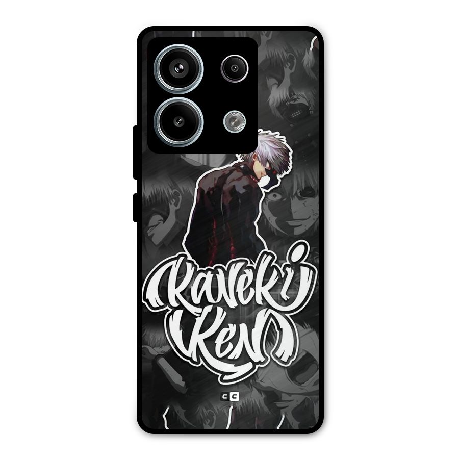 Kaneki Ken Manga Art Metal Back Case for Redmi Note 13 Pro 5G