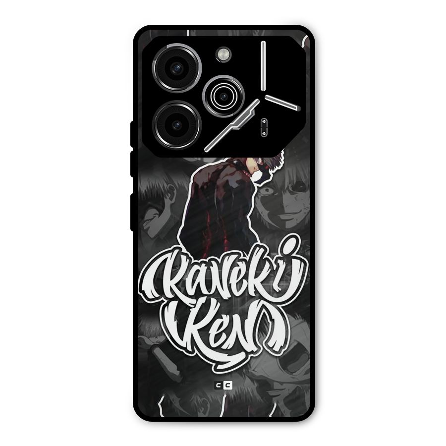 Kaneki Ken Manga Art Metal Back Case for Tecno Pova 6 Pro