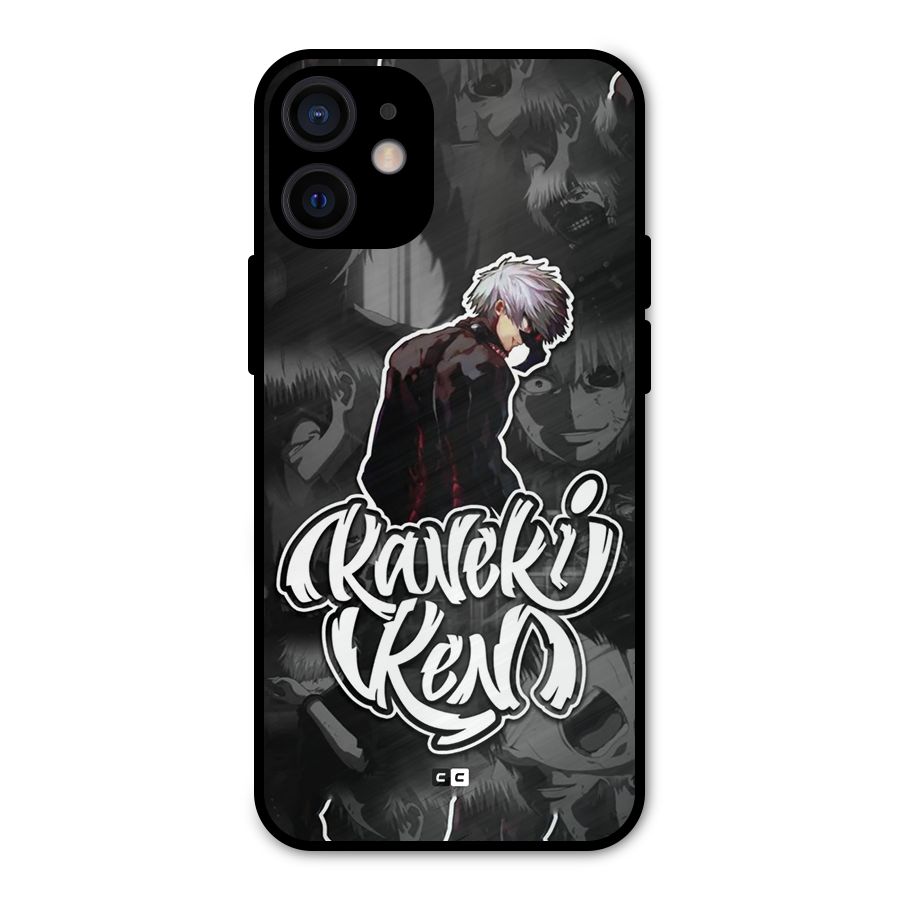 Kaneki Ken Manga Art Metal Back Case for iPhone 12 Mini