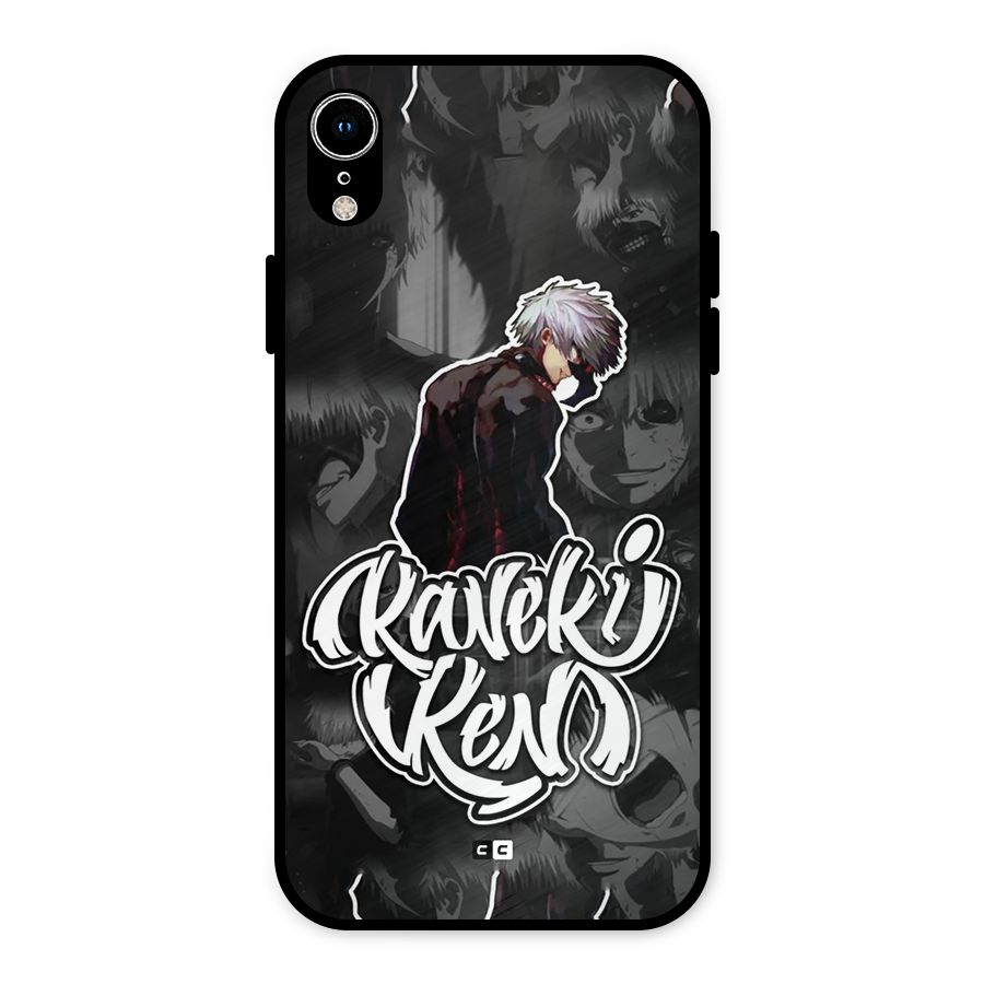 Kaneki Ken Manga Art Metal Back Case for iPhone XR