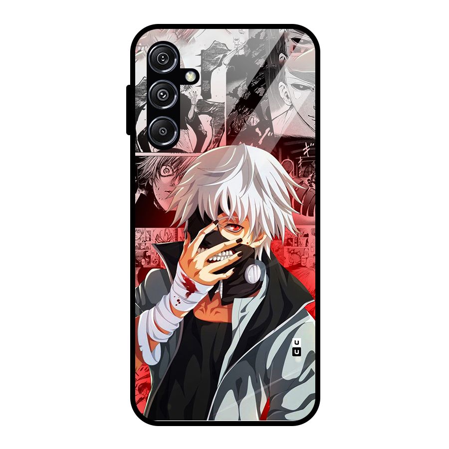 Kaneki Ken Manga Style Glass Back Case for Galaxy M34 5G