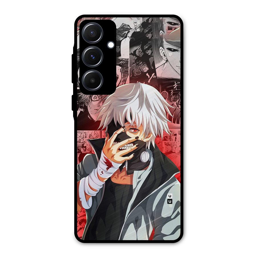 Kaneki Ken Manga Style Metal Back Case for Galaxy A55