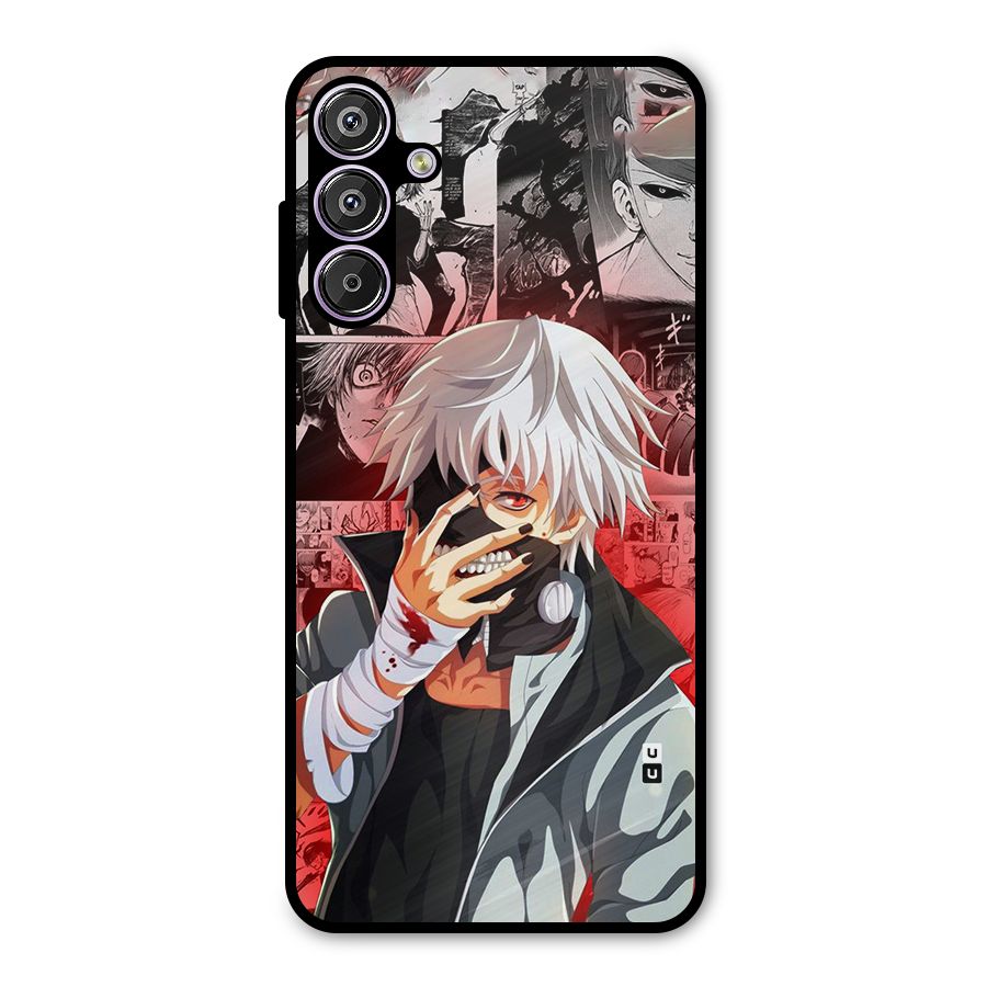 Kaneki Ken Manga Style Metal Back Case for Galaxy F15